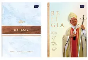 Zeszyt do religii A5, 64 kartek w kratkę, mix wzorów - Papiernicze i szkolne