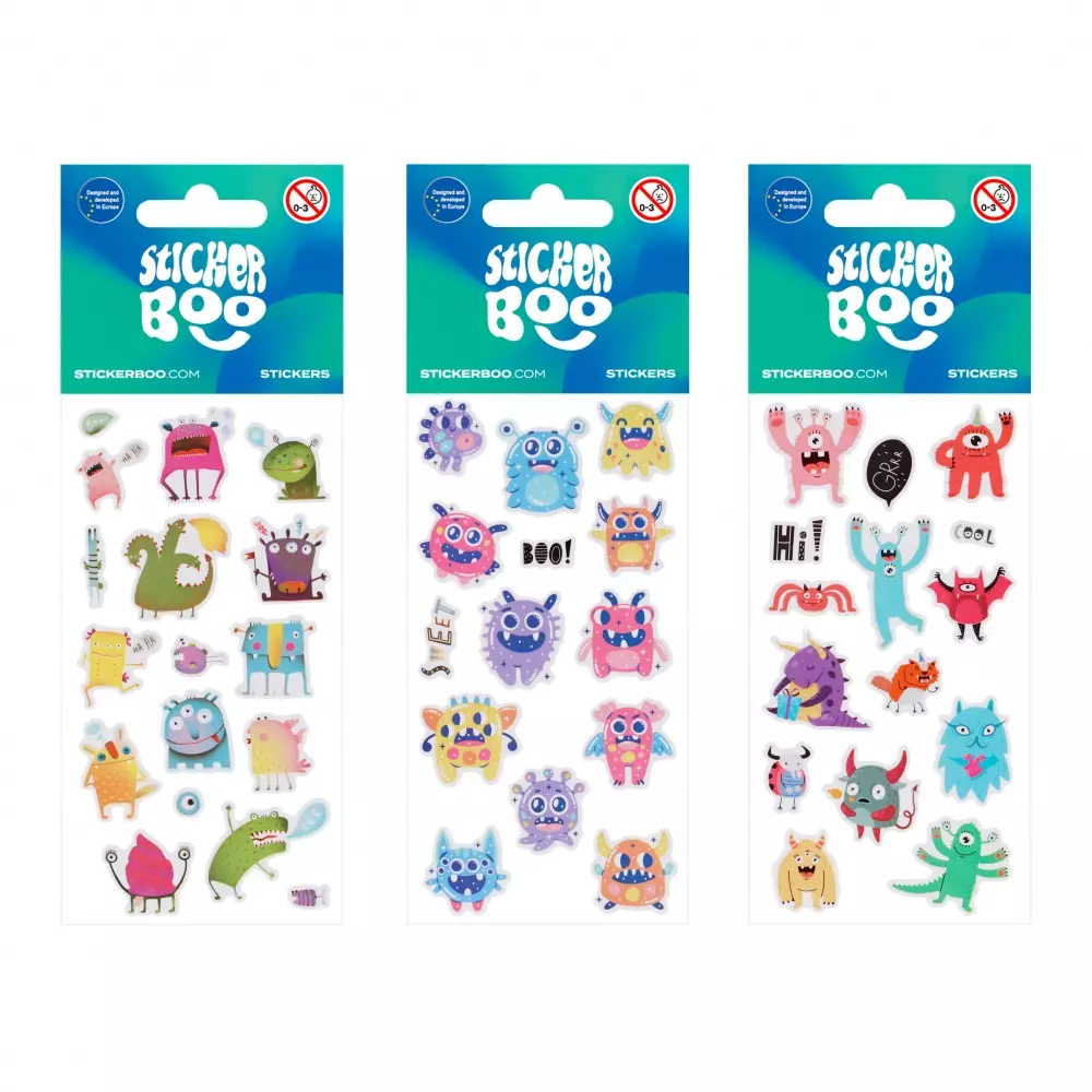 Naklej Potworki 2 66x180 S-boo Pbh 120/1800 - Papiernicze i szkolne