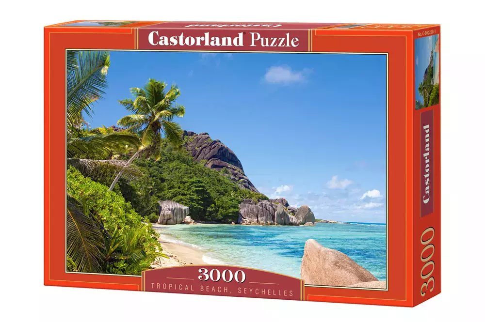 Puzzle 3000 elementów. Plaża tropikalna - Puzzle