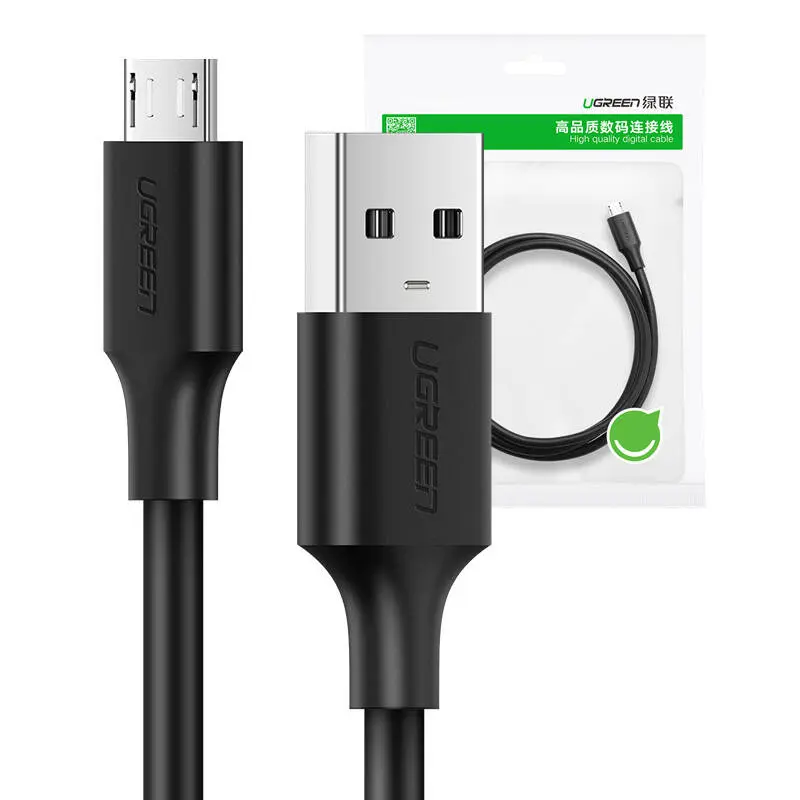 Kabel UGREEN US289 USB-A-micro USB 1.5m (czarny) - Elektronika i akcesoria