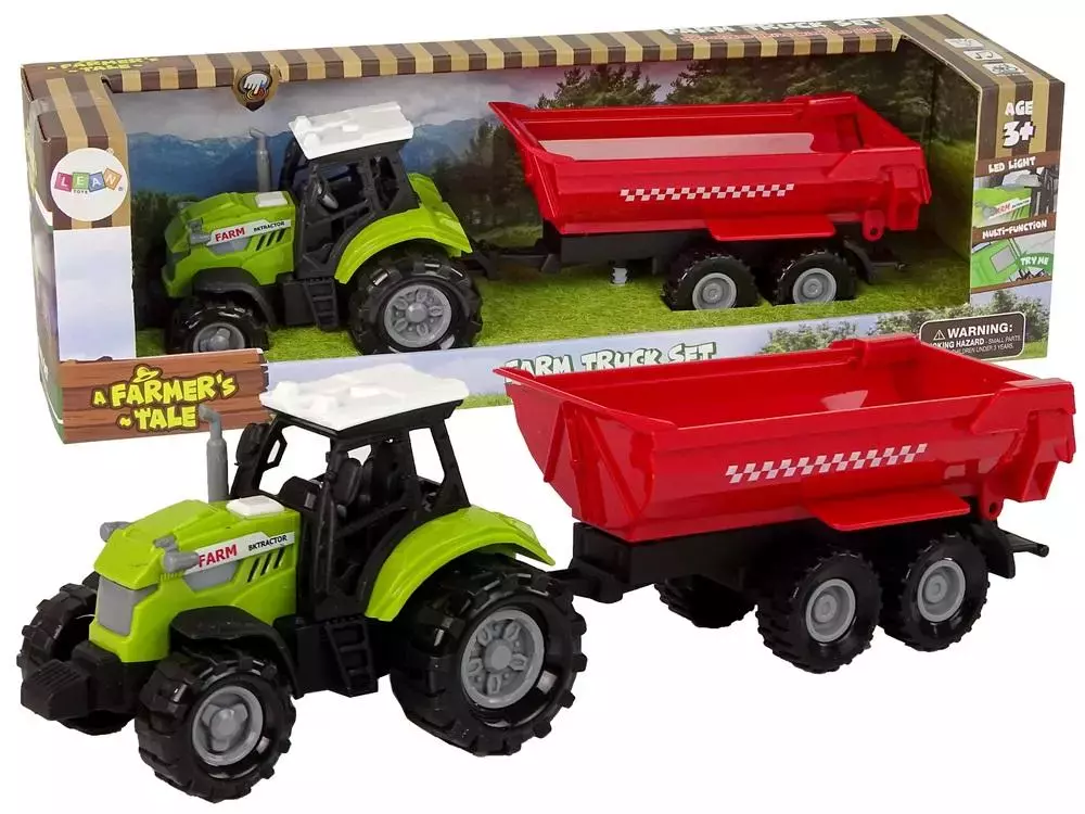 Traktor z przyczepką - Zabawki
