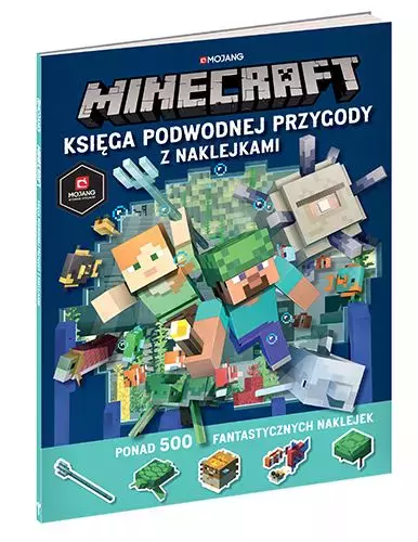 Minecraft. Księga podwodnej przygody z naklejkami - Książki