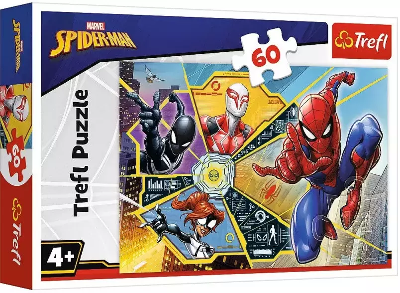 Puzzle 60 elementów. Spiderman - Puzzle