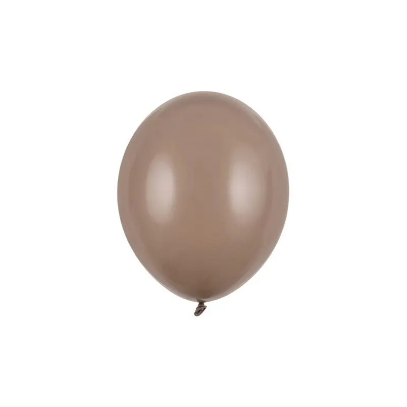 Balon gumowy Party Deco BALONY STRONG pastelowy 10 szt brązowy jasny 270mm Partydeco (SB12P-033J-10) - Impreza
