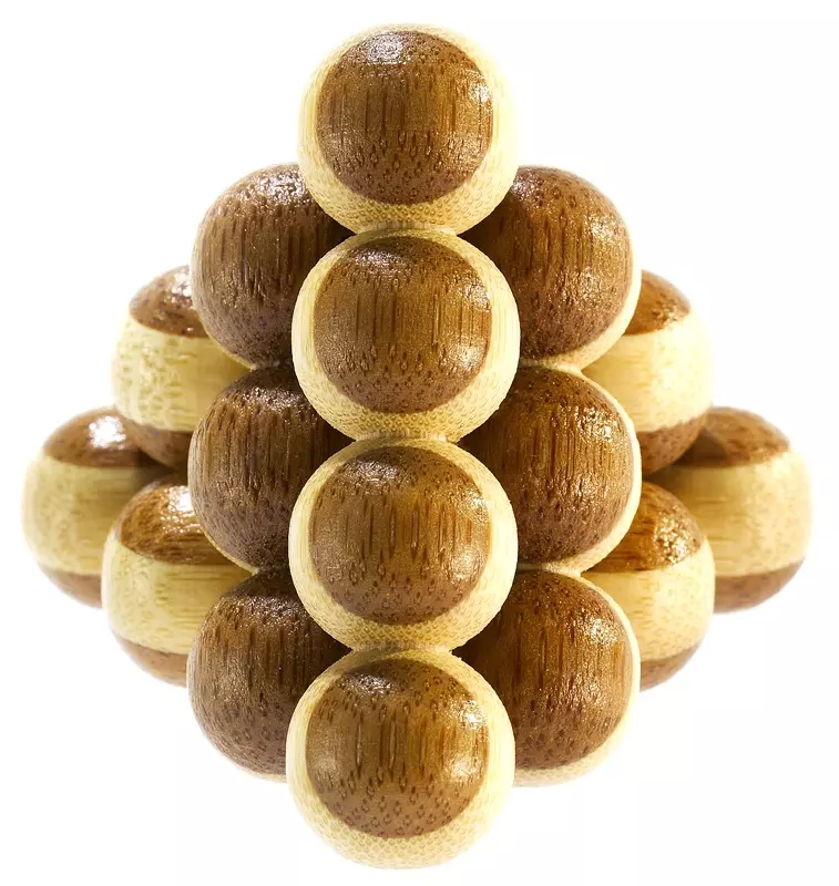 Łamigłówka 3D Bamboo Cannon Balls poziom 1/4 - Gry