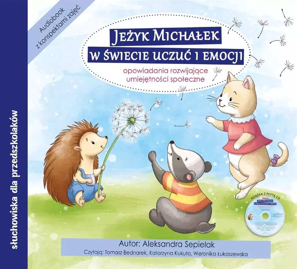 Jeżyk Michałek w świecie uczuć i emocji. Audiobook - Audiobooki