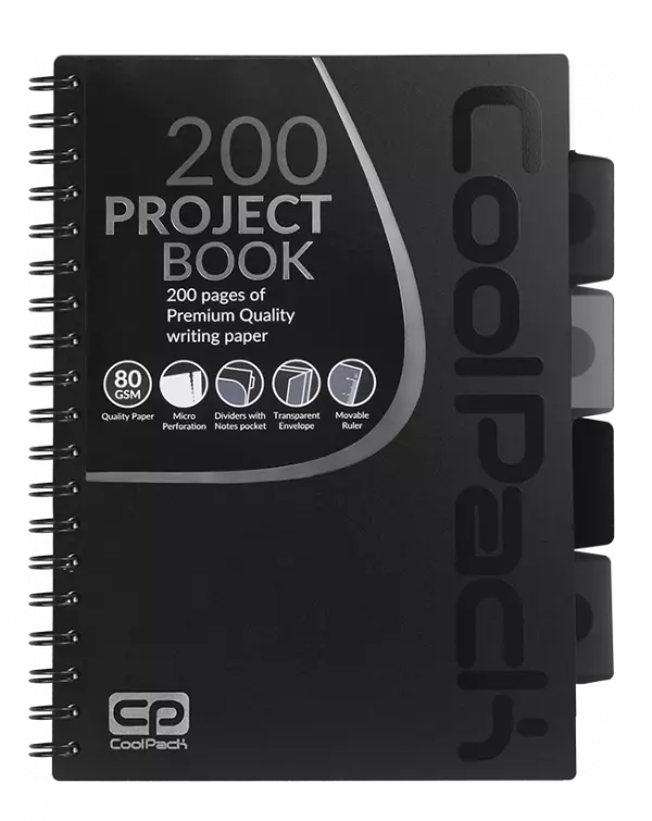 Kołobrulion B5. CoolPack, czarny - Papiernicze i szkolne