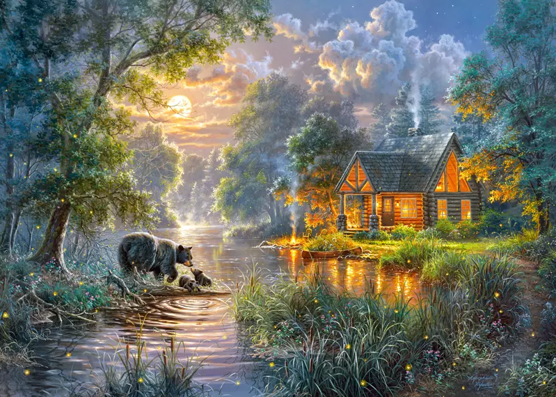 Puzzle 1000 elementów. Zatoka świetlików 30318 - Puzzle