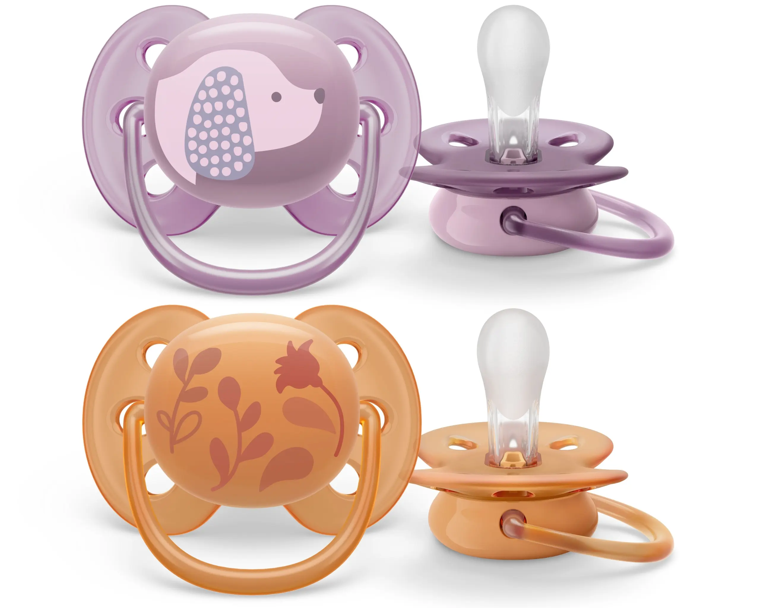 Philips Avent Smoczek ortodontyczny Ultra Soft 6-18m 2 szt SCF091/18 - Zabawki