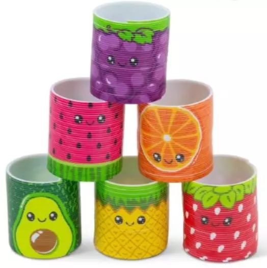 Owocowe sprężynki MIX - Zabawki