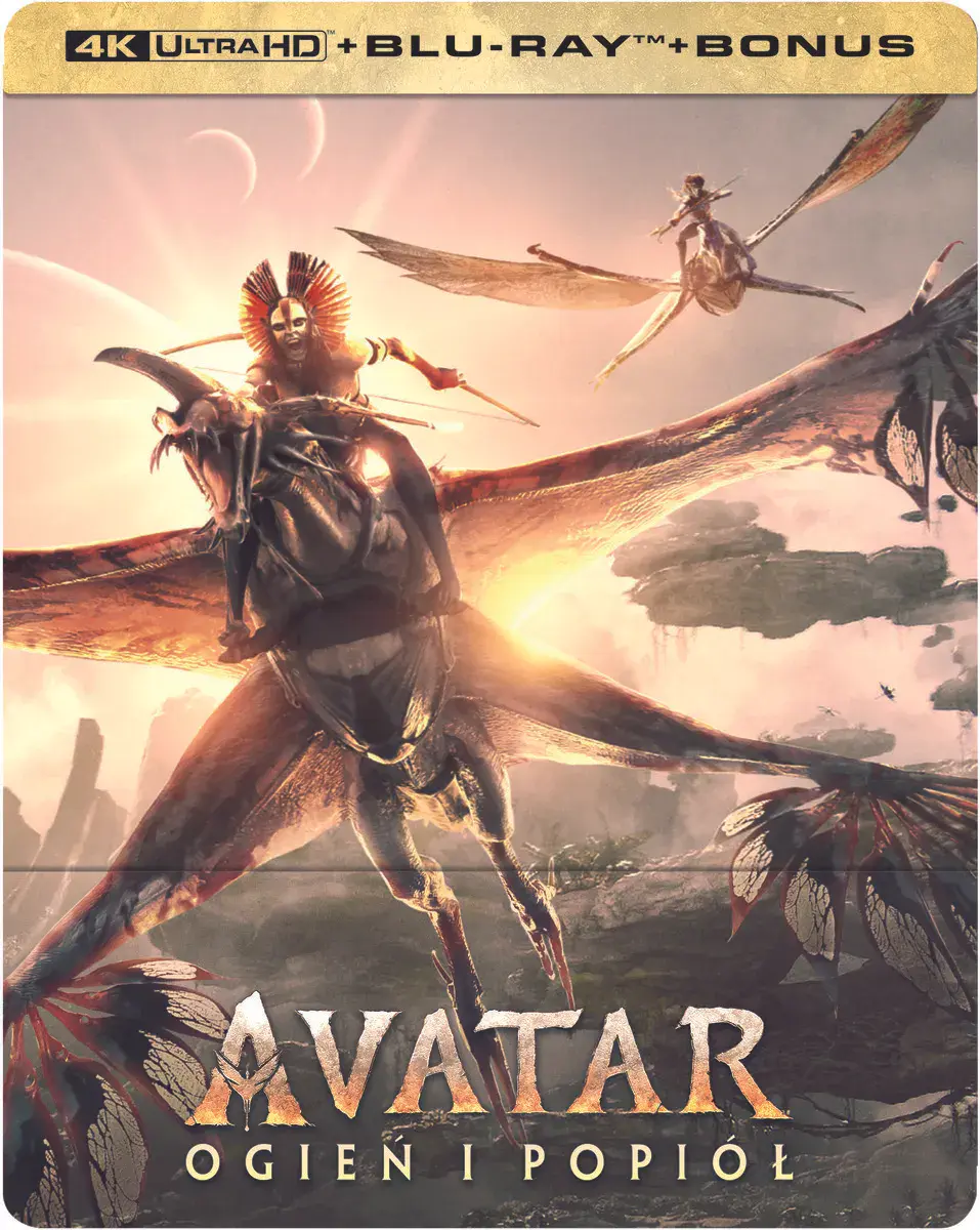 Avatar. Ogień i popiół. 3 Blu-ray 4K Steelbook - Filmy