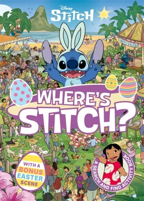 Wheres Stitch? LIMITED EASTER EDITION: A Disney search-and-find activity book - Książki