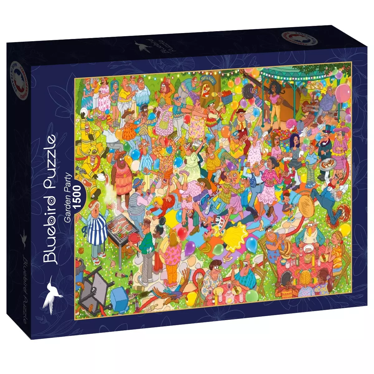 Puzzle 1500 elementów. Impreza w ogrodzie - Puzzle