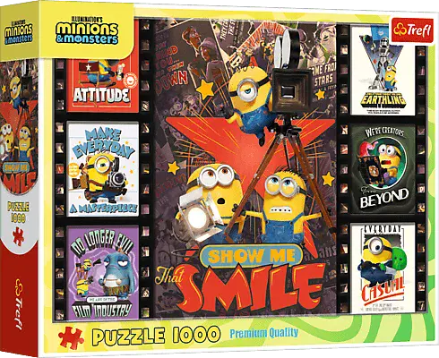 Puzzle 1000 el. Minionki 3 - kadry filmowe - Puzzle