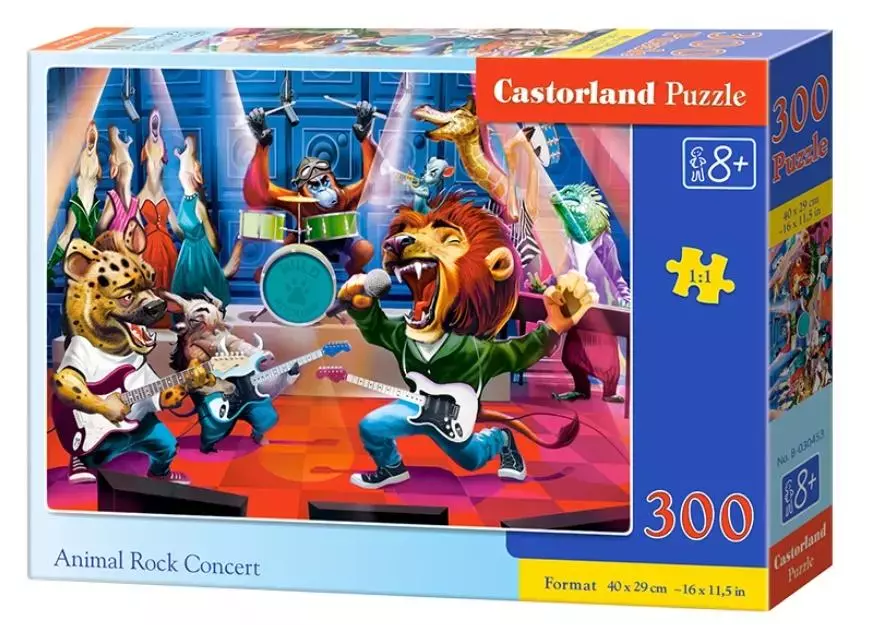 Puzzle 300 elementów. Animal Rock Concert - Puzzle