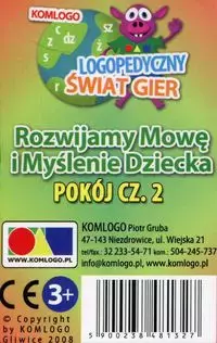 Karty Rozwijamy mowę i myślenie dziecka Pokój część 2 - Książki