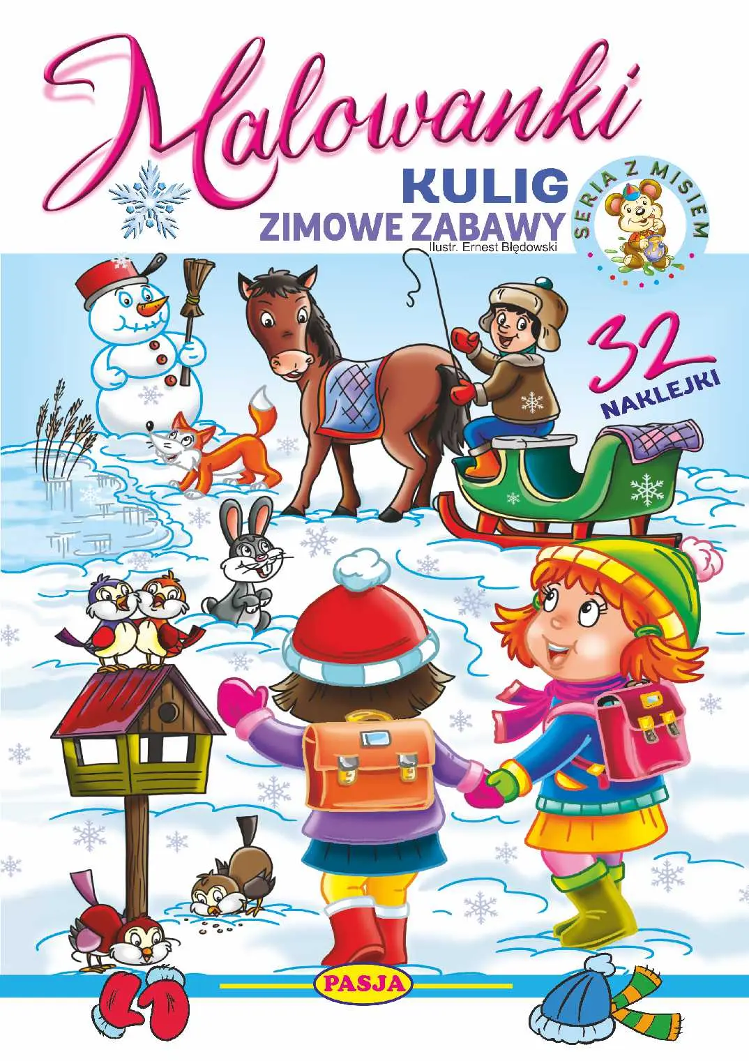 Kulig - zimowe zabawy. Malowanki - Książki