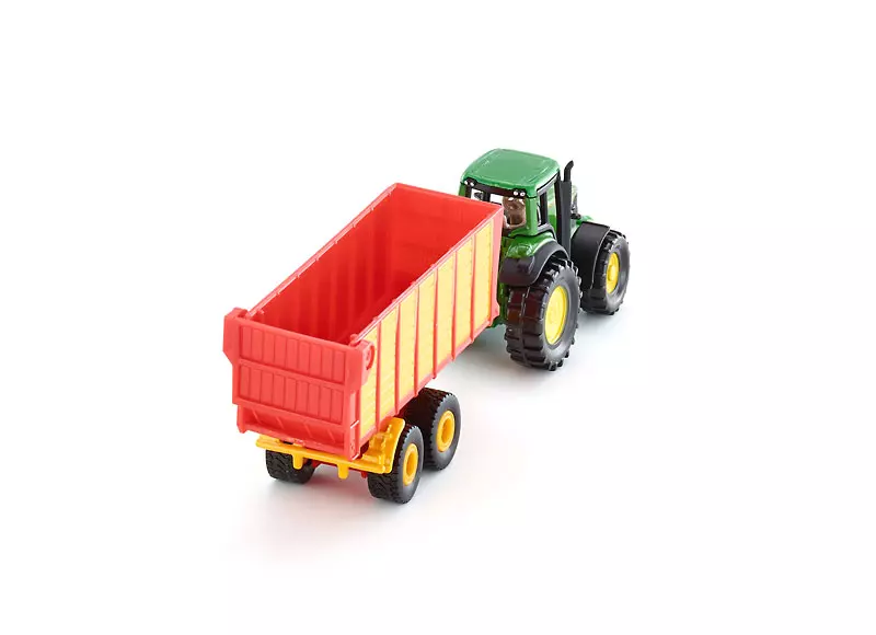 Traktor John Deere z przyczepą - Zabawki