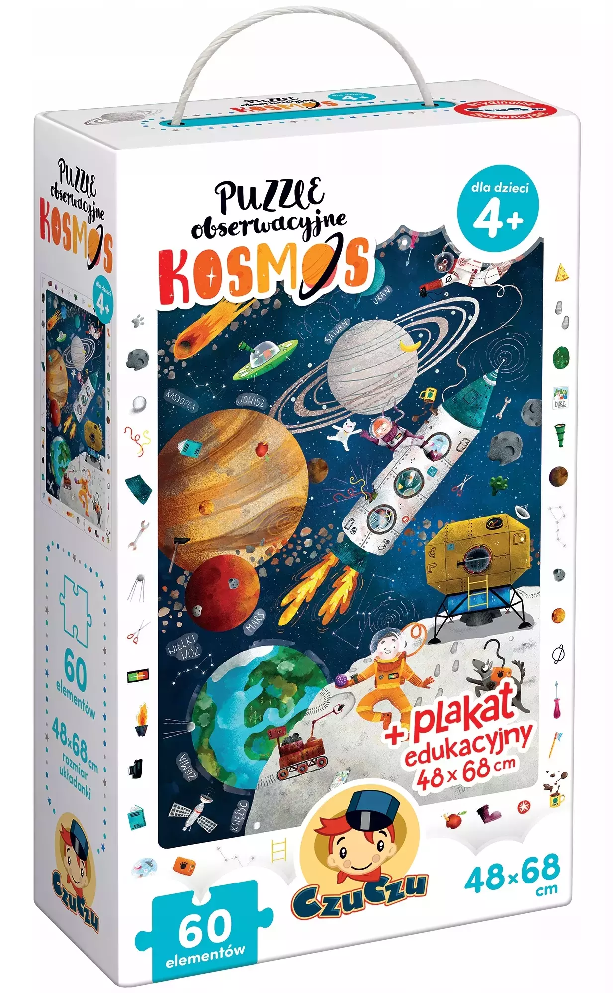 CzuCzu. Puzzle obserwacyjne 60 elementów. Kosmos - Puzzle