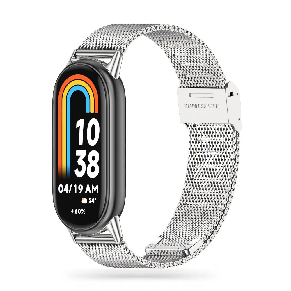 Pasek Tech-Protect MilaneseBand na Xiaomi Smart Band 8 / 8 NFC - srebrny - Elektronika i akcesoria
