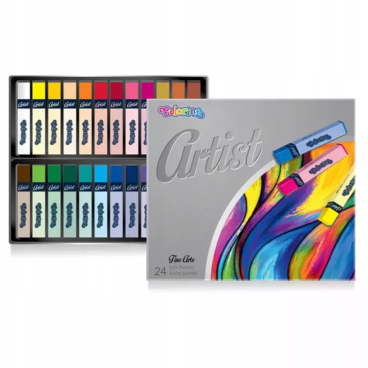 PASTELE SUCHE COLORINO ARTIST 24 KOLORY - Papiernicze i szkolne