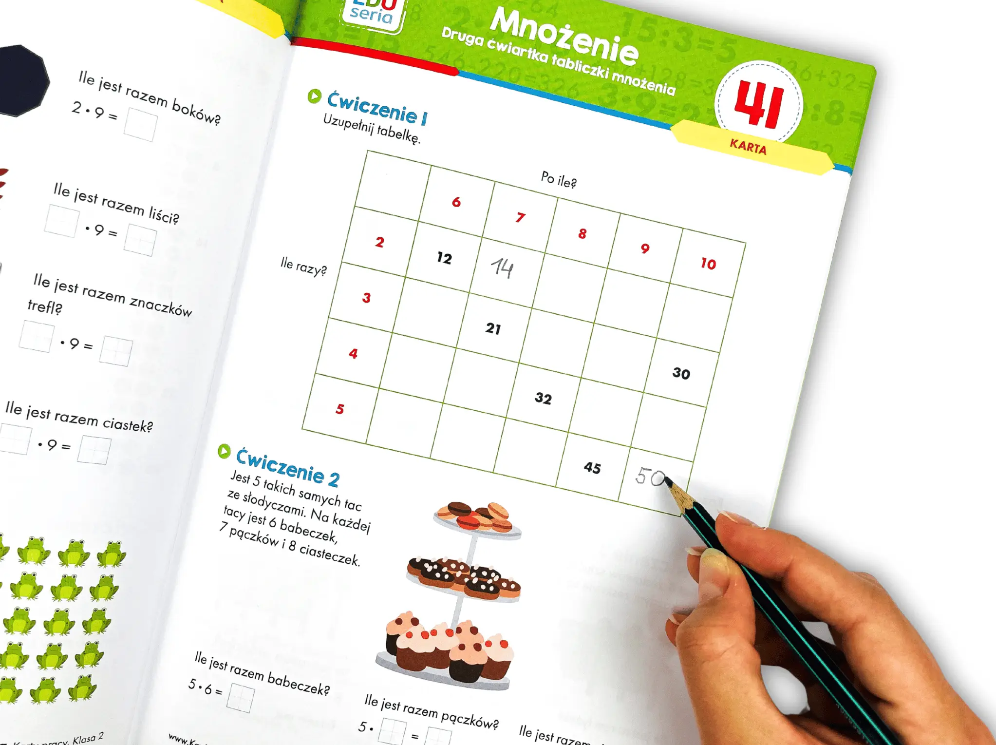 EDUseria Matematyka Karty pracy kl.2 Kapitan Nauka - Książki