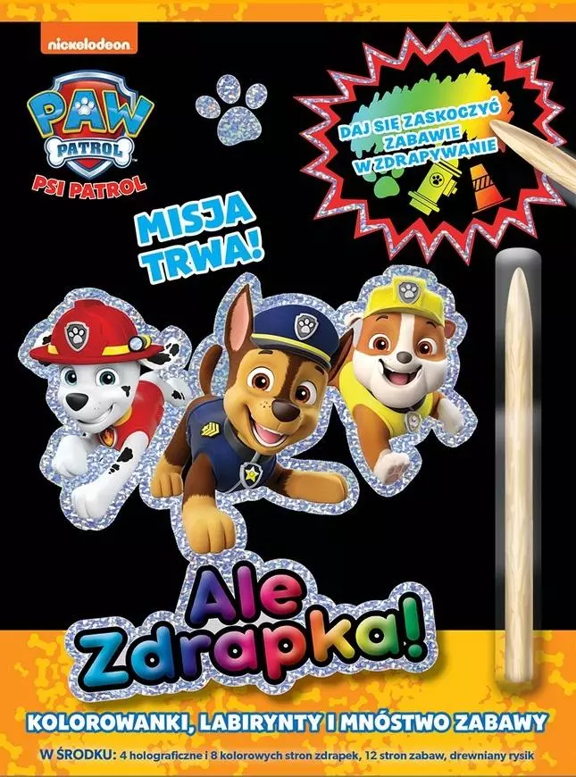 Psi Patrol Ale zdrapka! Misja trwa! - Papiernicze i szkolne