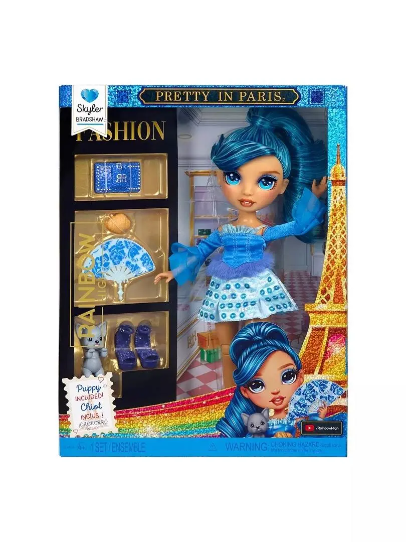 Rainbow High Pretty in Paris Fashion Doll - Skyler - Zabawki