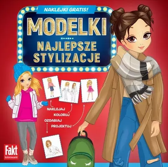 Fakt kolorowanki. Modelki. Najlepsze stylizacje - Książki
