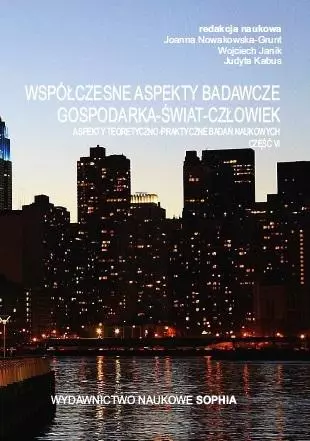Współczesne aspekty badawcze.. cz.6 - Książki