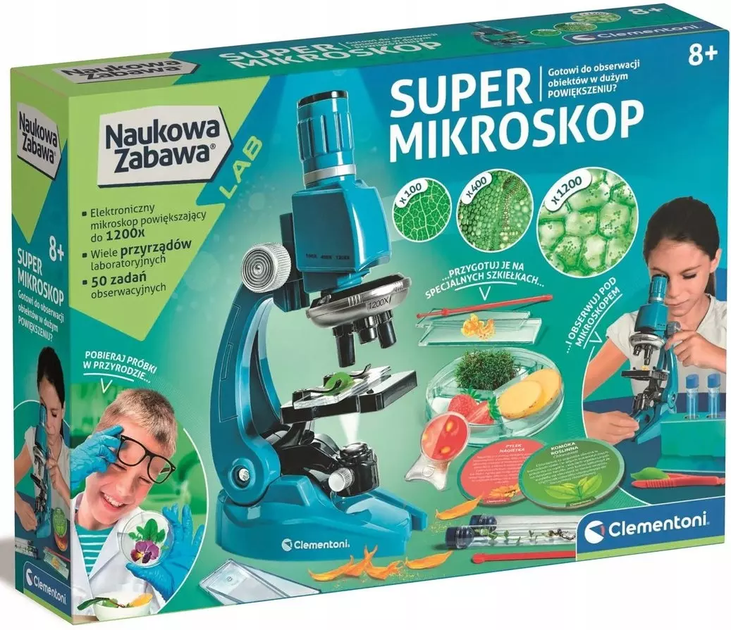 Naukowa zabawa. Super mikroskop - Zabawki