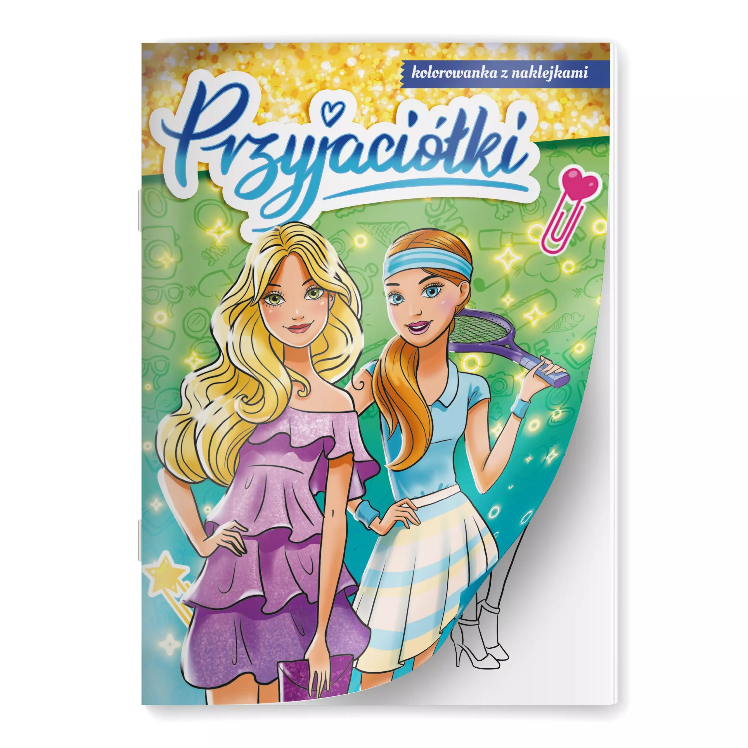 Przyjaciółki. Kolorowanka z naklejkami - Książki