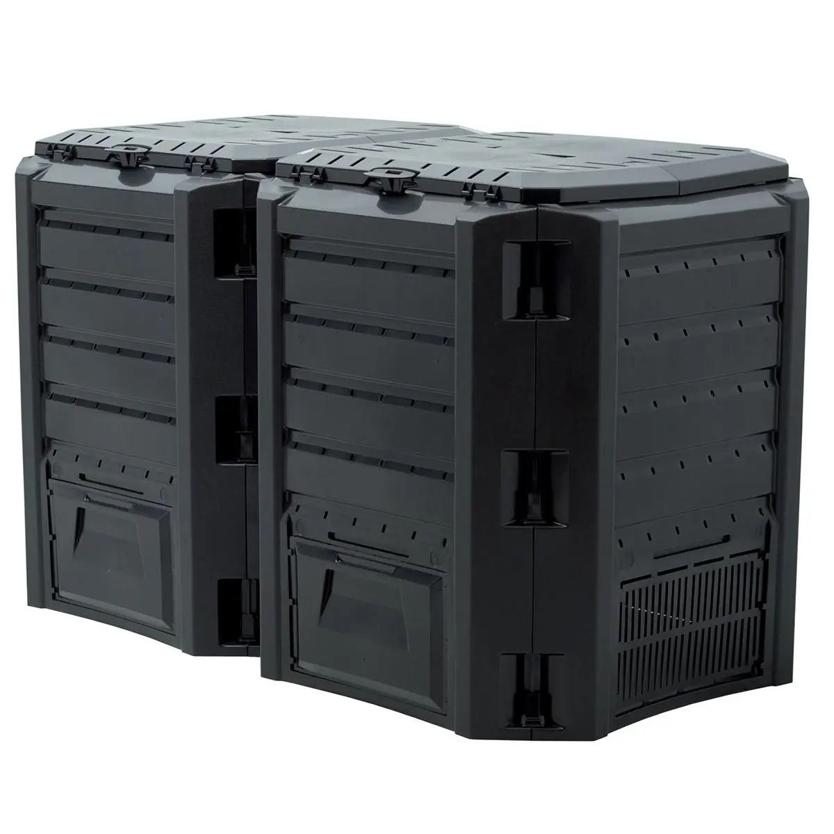 Kompostownik Ogrodowy Ekobat Segmentowy Module Compogreen Czarny 800L - Elektronika i akcesoria