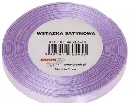 Wstążka satynowa jasny lawendowy 25mm x 32m - Papiernicze i szkolne