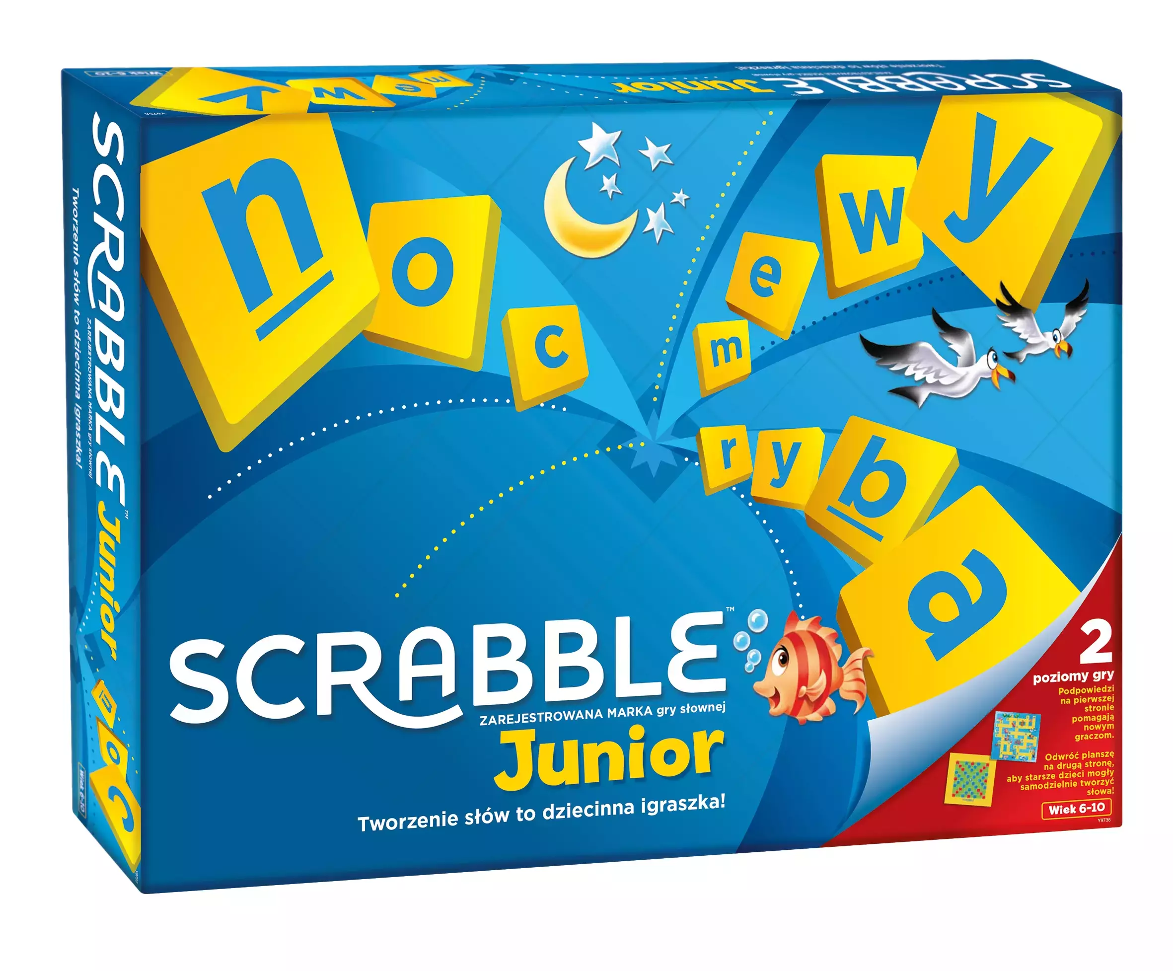 Scrabble Junior 2w1. Y9735 - Gry