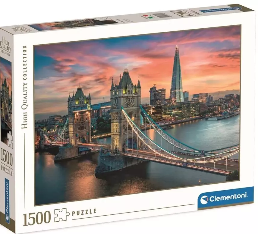 Puzzle 1500 elementów. High Quality Collection. Zmierzch Londynu - Puzzle
