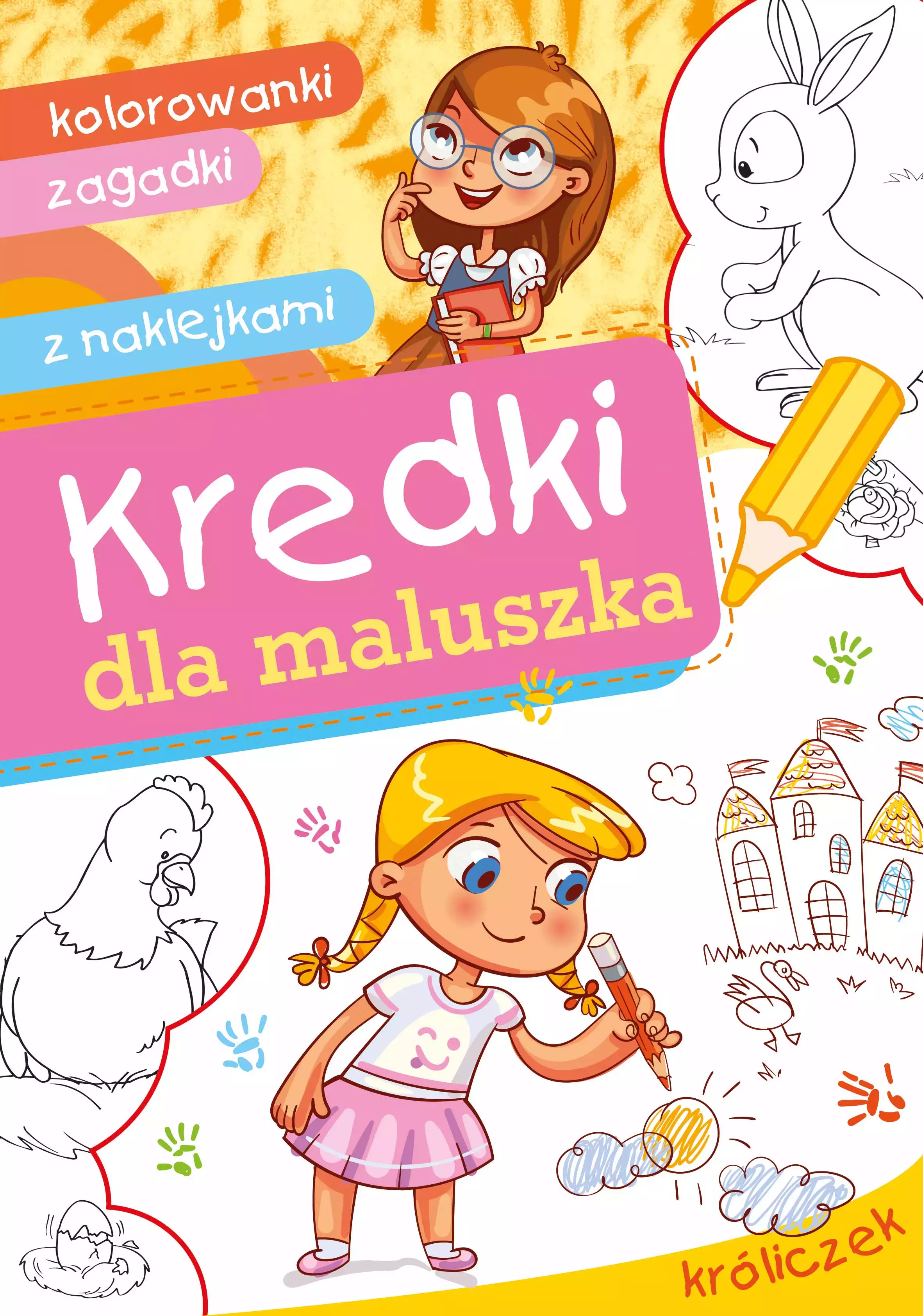 Kredki dla maluszka. Króliczek - Książki