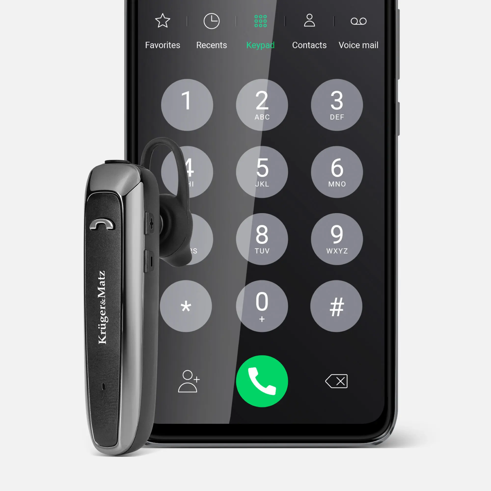 Słuchawka Bluetooth Kruger&Matz Traveler K14 - Elektronika i akcesoria