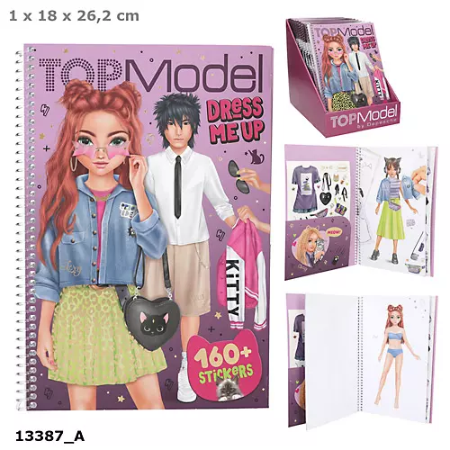 Zestaw Dress Me Up Big Top Model Rebel Kitty 13387A - Zabawki