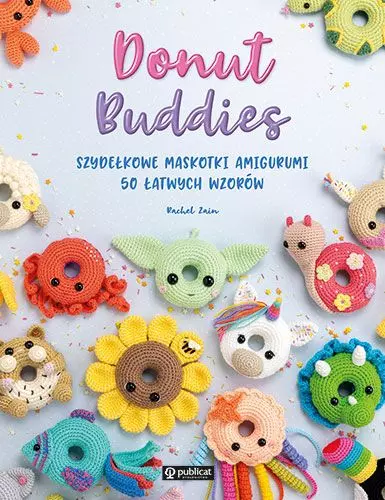Donut Buddies. Szydełkowe maskotki amigurumi. 50 łatwych wzorów - Książki