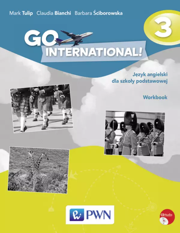 GO International! 3. Język angielski dla szkoły podstawowej. Workbook + CD - Książki