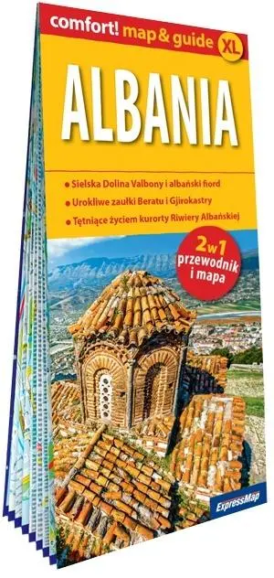Comfort! map&guide XL Albania - Książki