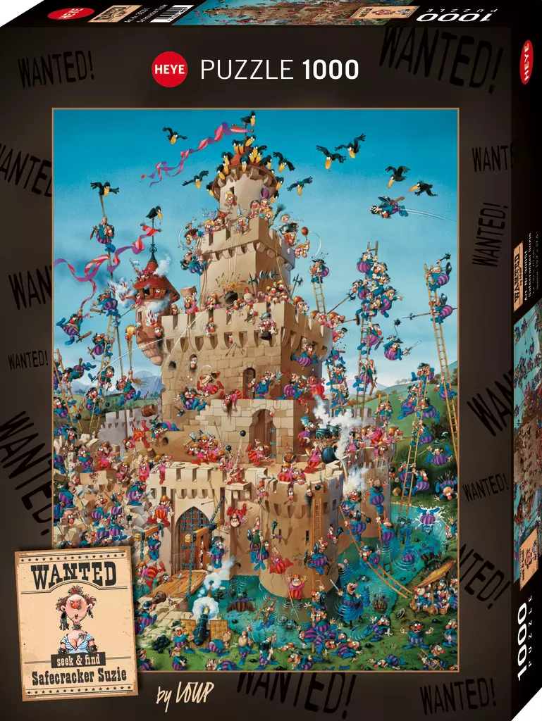 Puzzle 1000 elementów. Wanted! Suzie, Loup - Puzzle