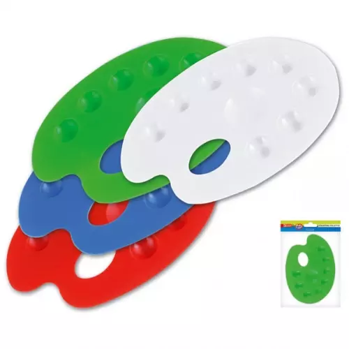 Paleta do farb owalna, mix kolorów - Papiernicze i szkolne