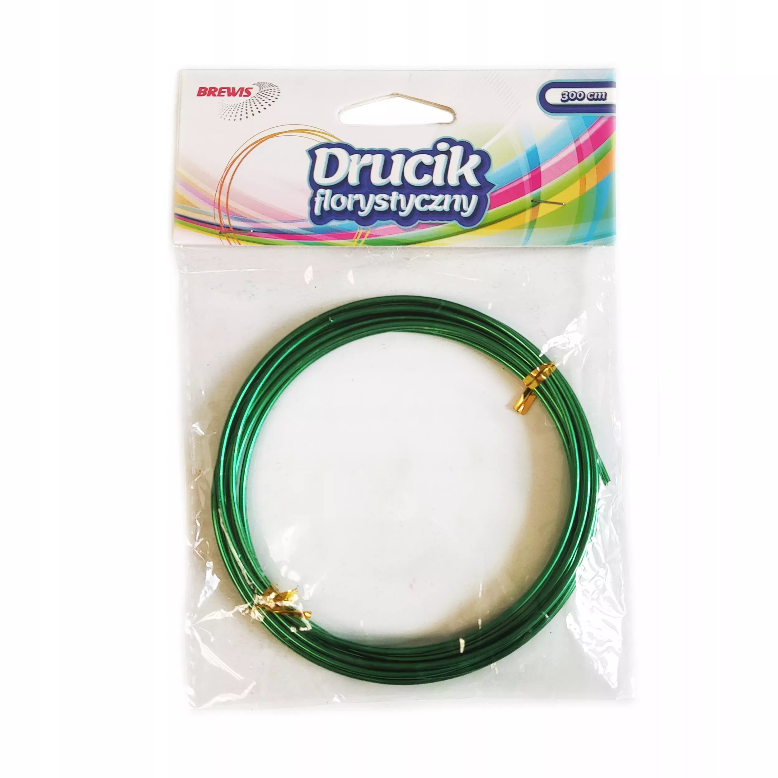 Druciki florystyczne 3mx2mm zielone - Papiernicze