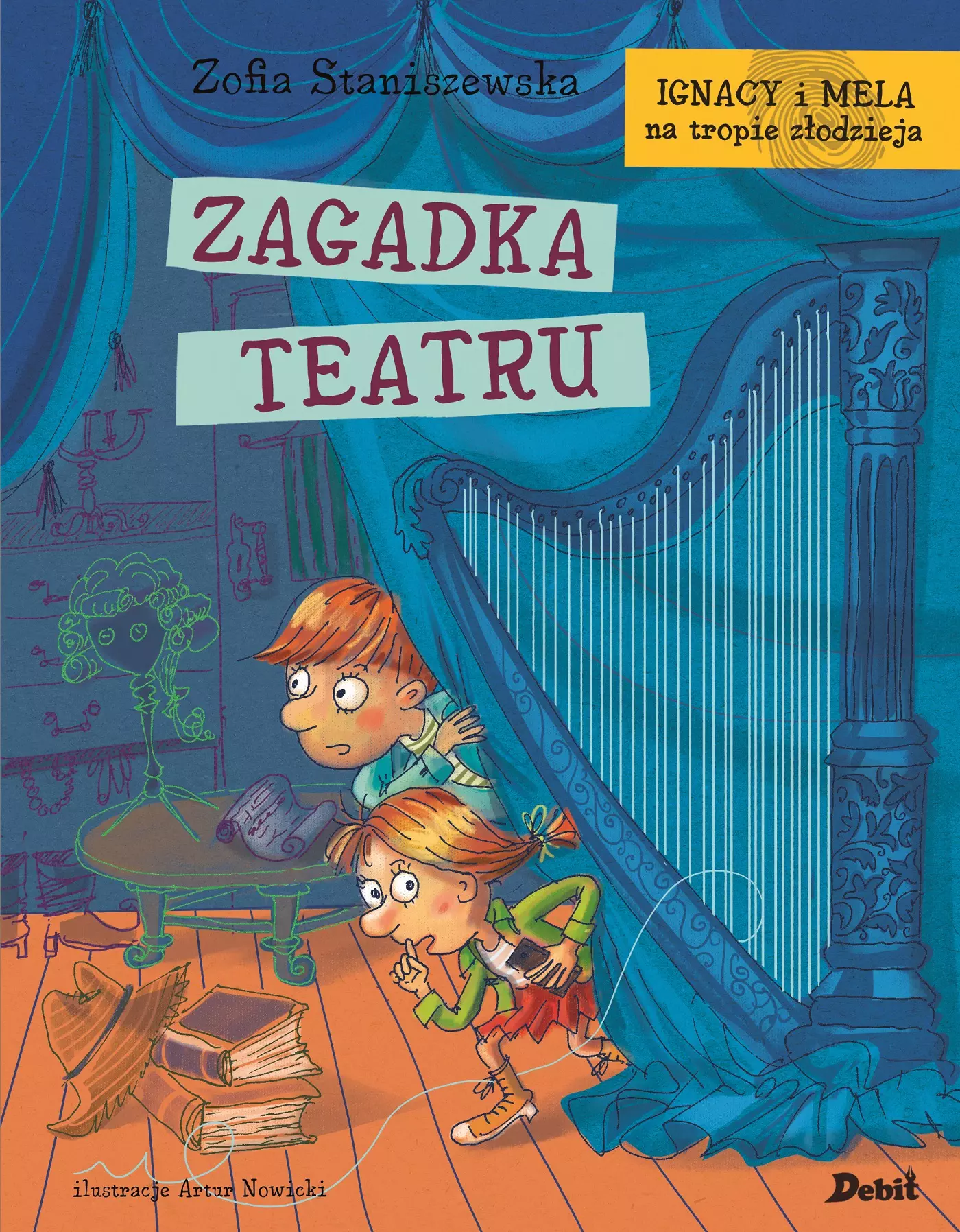 Ignacy i Mela na tropie złodzieja. Zagadka teatru - Książki