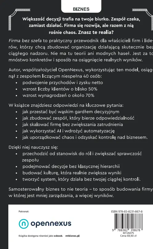 Firma bez szefa - Książki