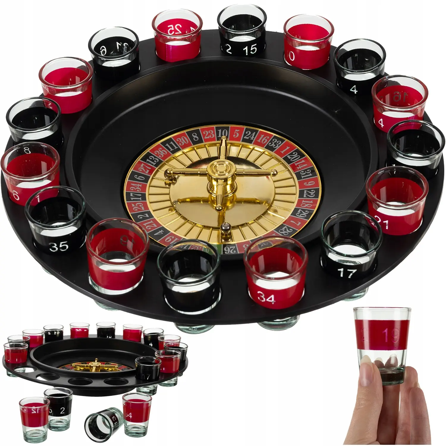 Ruletka + kieliszki 23463 - Gry