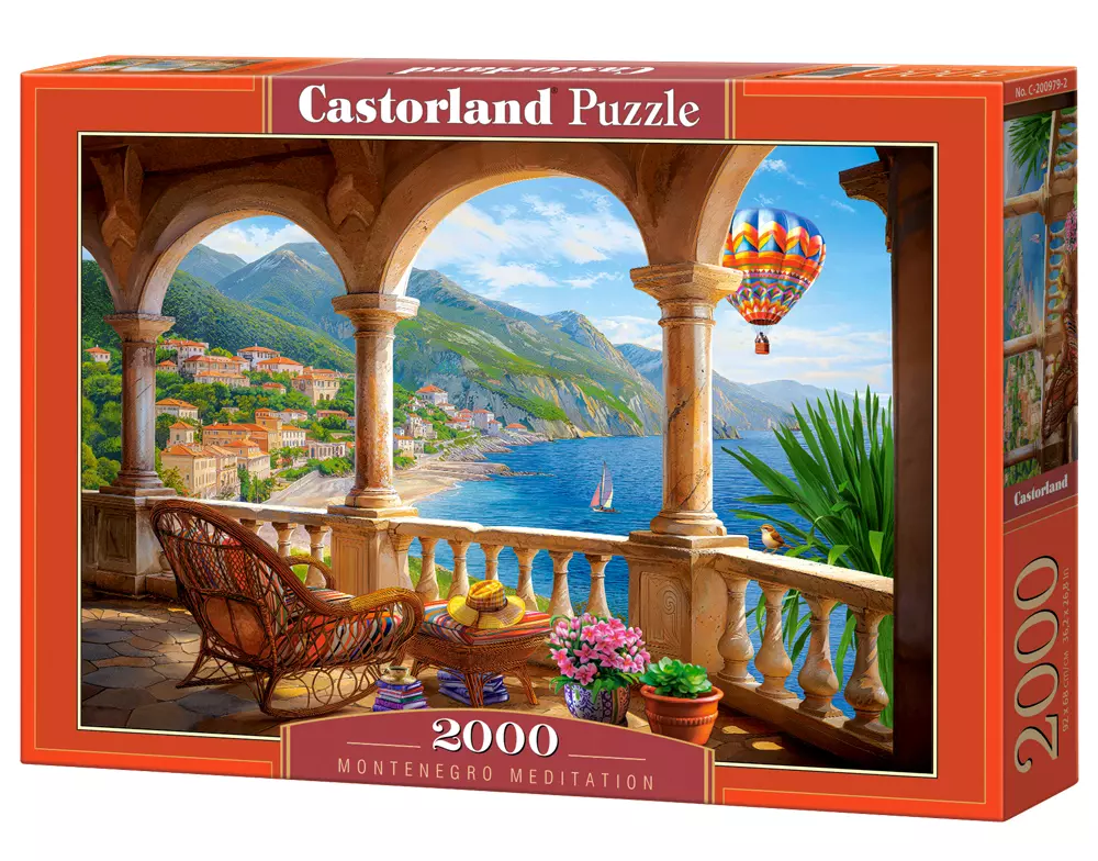 Puzzle 2000 elementów. Odpoczynek w Czarnogórze - Puzzle