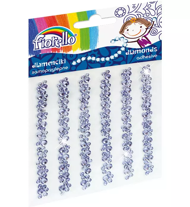Naklejki dekoracyjne kryształki GR-DS07 FIORELLO - Papiernicze i szkolne